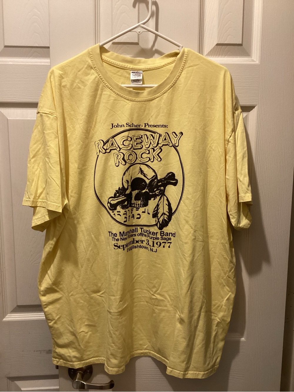 Soft Style Yellow Marshall Tucker Band Graphic Tee